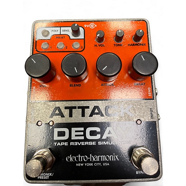 Used Electro-Harmonix ATTACK DELAY Effect Pedal