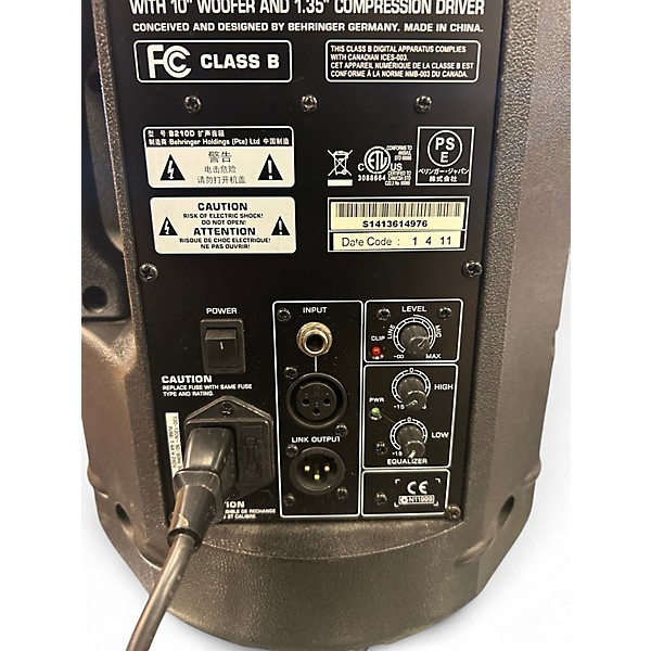 Used Behringer EUROLVE B120D Powered Speaker