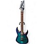 Used Ibanez RG6003FM Flat Sapphire Blue Solid Body Electric Guitar thumbnail