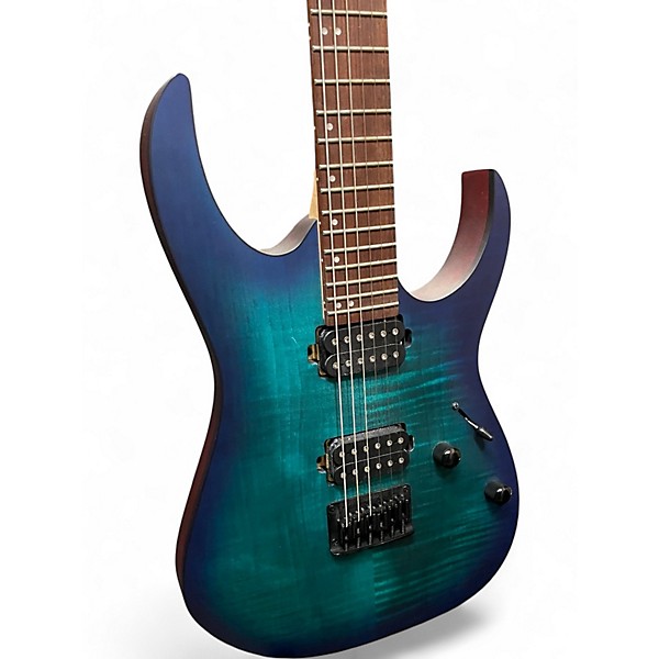 Used Ibanez RG6003FM Flat Sapphire Blue Solid Body Electric Guitar