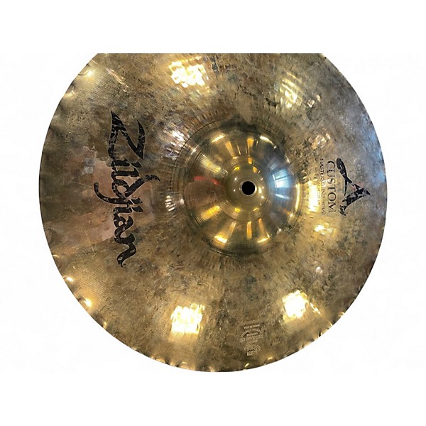 Used Zildjian 14in A Custom Mastersound Hi Hat Pair Cymbal