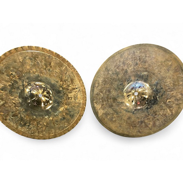 Used Zildjian 14in A Custom Mastersound Hi Hat Pair Cymbal