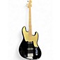Used Squier Paranormal Jazz Bass 54 Black Electric Bass Guitar thumbnail