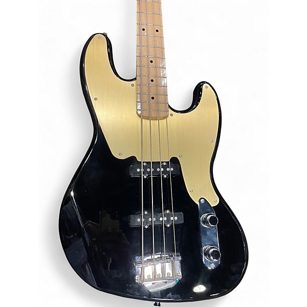 Used Squier Paranormal Jazz Bass 54 Black Electric Bass Guitar