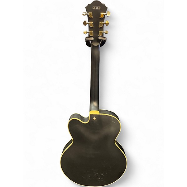 Used Ibanez AF75G Flat Black Hollow Body Electric Guitar