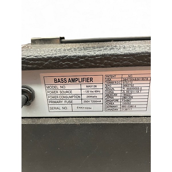 Used Peavey Max 126 1X6.5 10W Bass Combo Amp