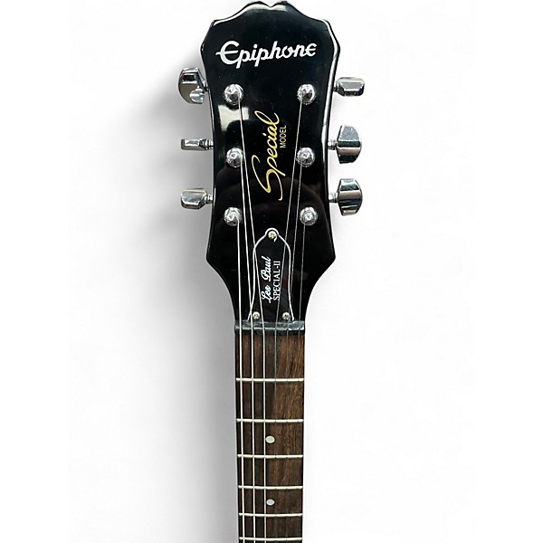 Used Epiphone Les Paul Special II Black Solid Body Electric Guitar
