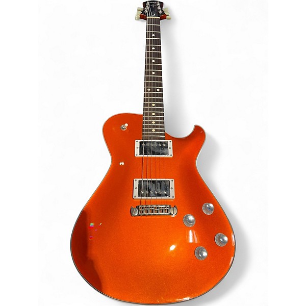 Used Knaggs Wrap Orange Metallic Solid Body Electric Guitar