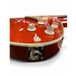 Used Knaggs Wrap Orange Metallic Solid Body Electric Guitar