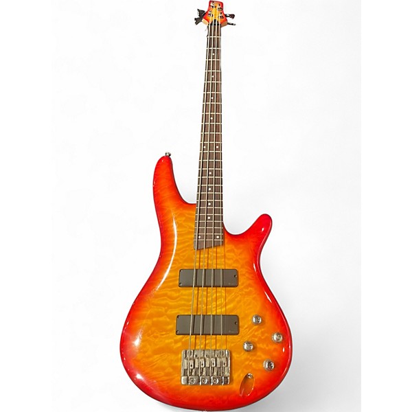 Used Ibanez SR400 2 Color Sunburst Electric Bass Guitar