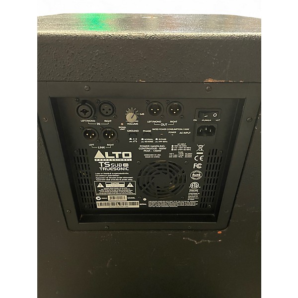 Used Alto TSSUB18 18in 1200W Powered Subwoofer