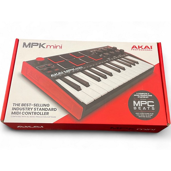 Used Akai Professional MPK Mini MIDI Controller