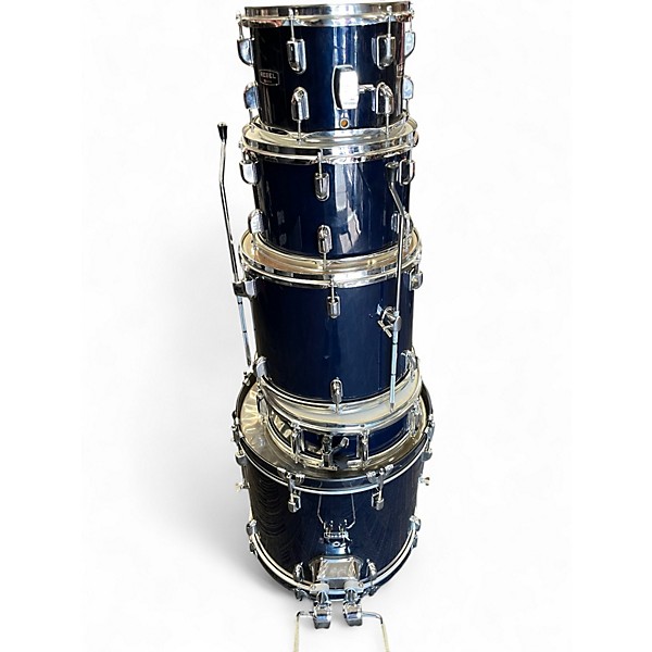 Used Mapex 5 Piece Rebel Black Drum Kit