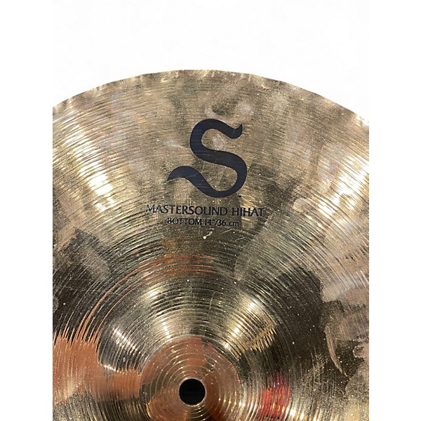 Used Zildjian 14in S Family Mastersound Hi-Hats Pair Cymbal