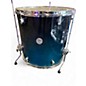 Used Mapex 5 Piece Meridian Teal Burst Drum Kit