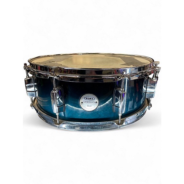 Used Mapex 5 Piece Meridian Teal Burst Drum Kit