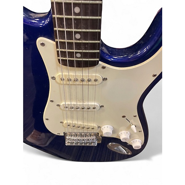 Used Squier Affinity Stratocaster Blue Solid Body Electric Guitar
