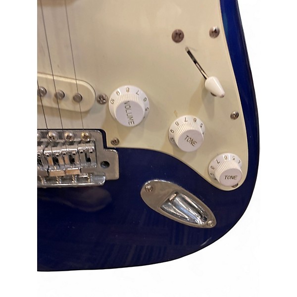 Used Squier Affinity Stratocaster Blue Solid Body Electric Guitar
