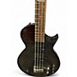 Used ESP LTD EC154DX Trans Black Electric Bass Guitar