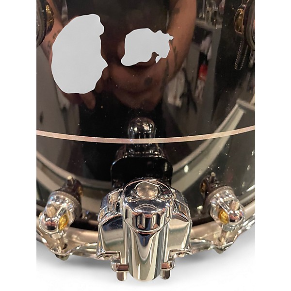 Used Pearl 14in HYBRID EXOTIC SNARE Black Drum