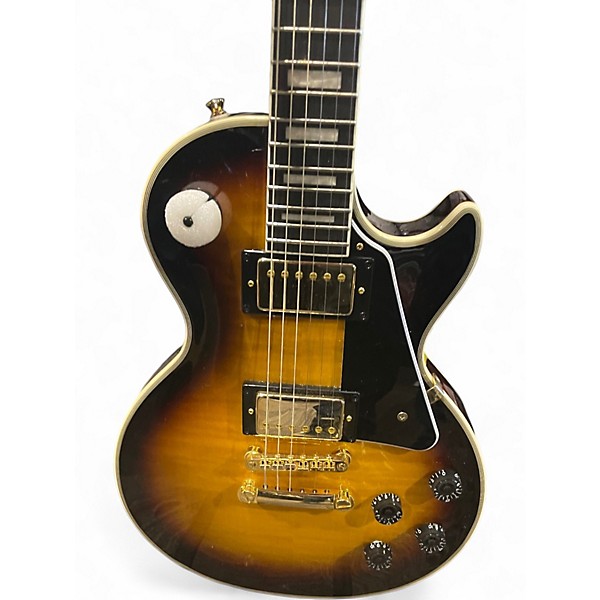 Used Epiphone Les Paul Custom Vintage Sunburst Solid Body Electric Guitar
