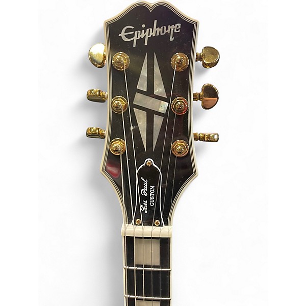 Used Epiphone Les Paul Custom Vintage Sunburst Solid Body Electric Guitar