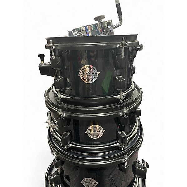 Used Ludwig 4 Piece Pocket Kit By Questlove Black Drum Kit