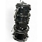 Used Ludwig 4 Piece Pocket Kit By Questlove Black Drum Kit