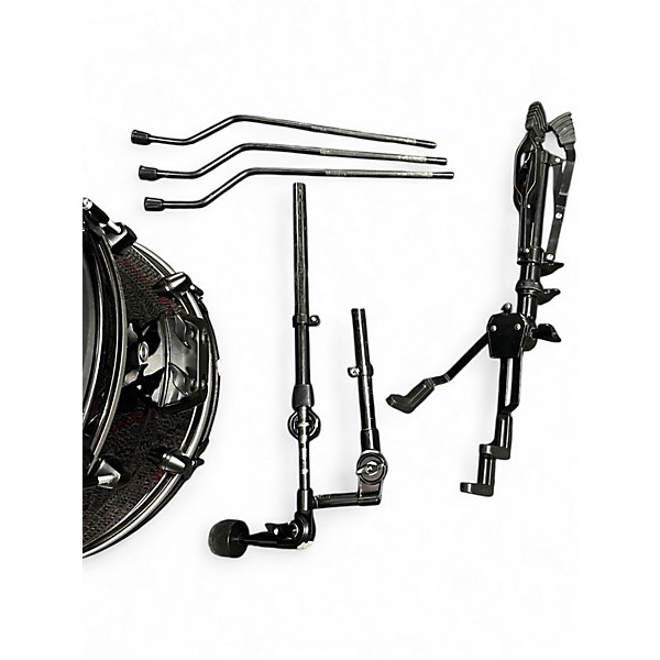 Used Ludwig 4 Piece Pocket Kit By Questlove Black Drum Kit