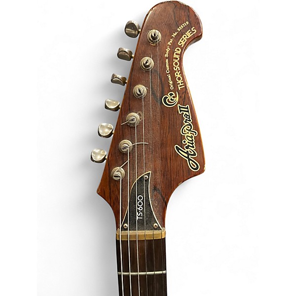 Used Aria Pro Ii TS600 Natural Solid Body Electric Guitar