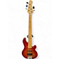 Used Lakland USA Series 55-94 Deluxe 5 String Cherry Sunburst Quilt Electric Bass Guitar thumbnail