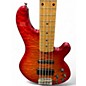 Used Lakland USA Series 55-94 Deluxe 5 String Cherry Sunburst Quilt Electric Bass Guitar