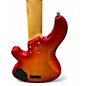 Used Lakland USA Series 55-94 Deluxe 5 String Cherry Sunburst Quilt Electric Bass Guitar