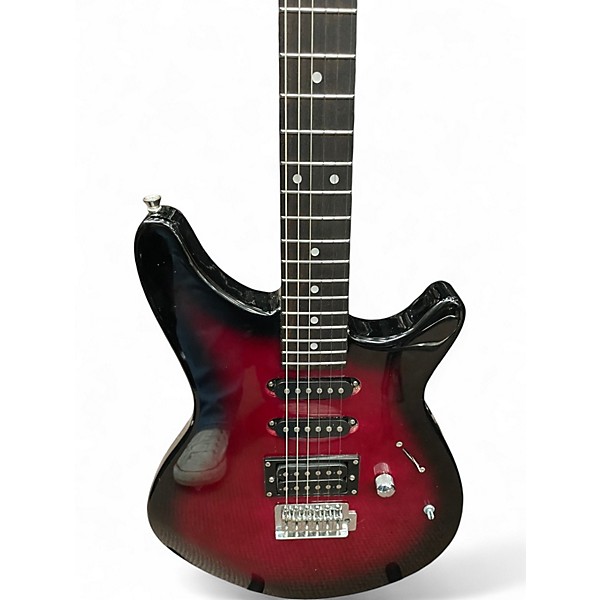Used Rogue RR100 Wine Burst Solid Body Electric Guitar