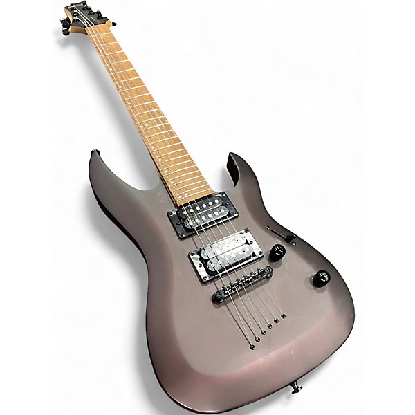 Used Mitchell MM100 Mini WALNUT STAIN Solid Body Electric Guitar