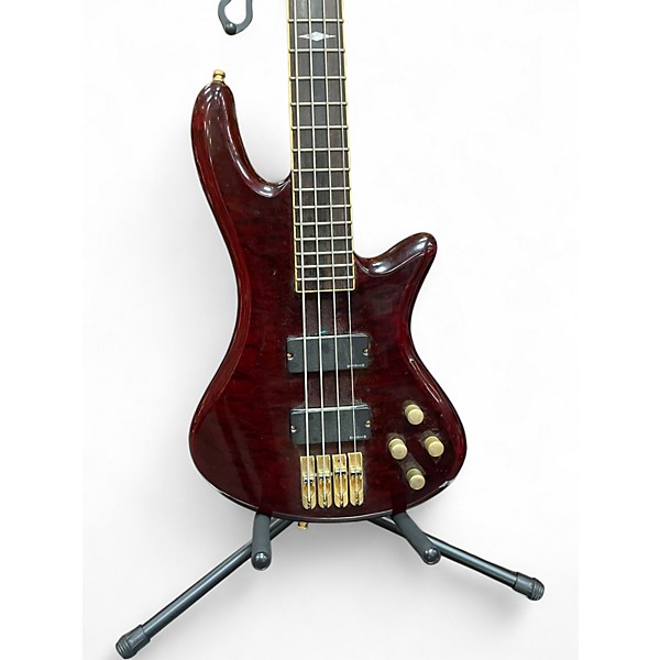 Used Schecter Guitar Research DIAMOND SERIES ELITE-4 Wine Red Electric Bass Guitar