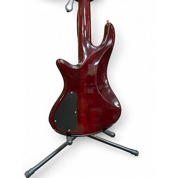 Used Schecter Guitar Research DIAMOND SERIES ELITE-4 Wine Red Electric Bass Guitar