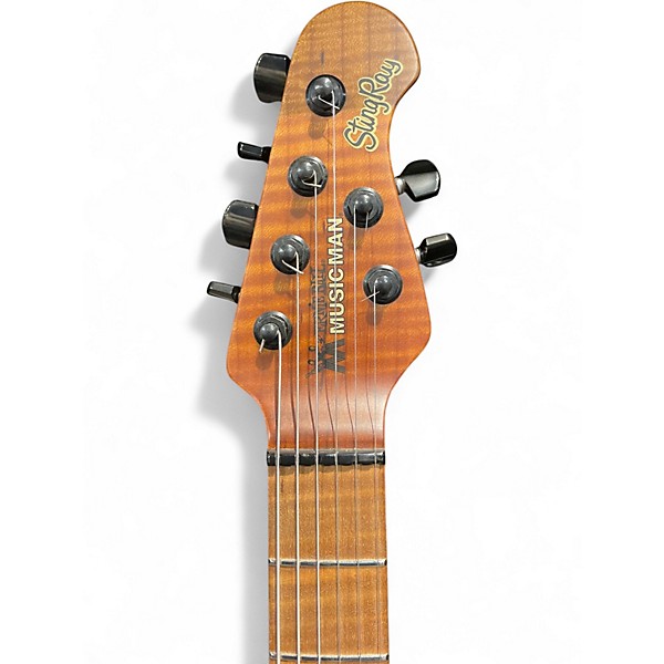Used 2024 Ernie Ball Music Man STING RAY HT RASPBERRY BURST RASPBERRY BURST Solid Body Electric Guitar