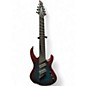 Used Agile Intrepid pro 82528 Blue Purple Burl Solid Body Electric Guitar thumbnail