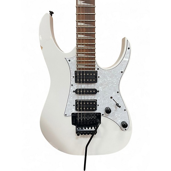 Used Ibanez RG450DXB WHITE Solid Body Electric Guitar