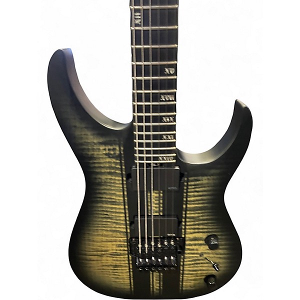 Used Schecter Guitar Research Banshee GT FR Satin Charcoal Burst Solid Body Electric Guitar