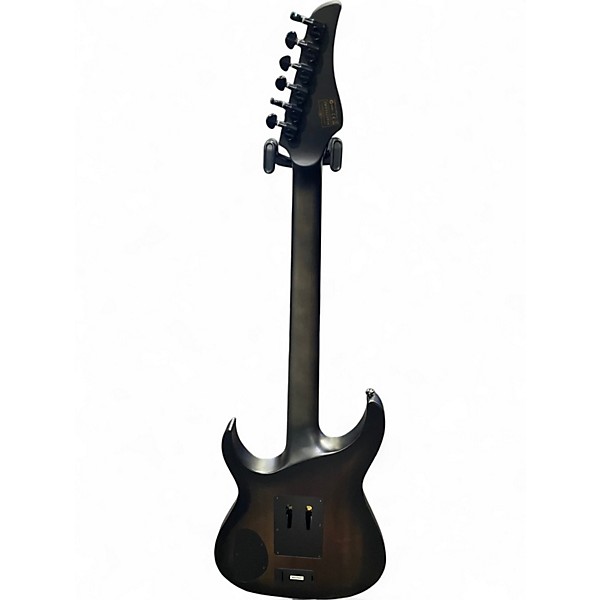 Used Schecter Guitar Research Banshee GT FR Satin Charcoal Burst Solid Body Electric Guitar