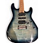 Used Harley Benton Fusion III HSH Blue Burst Solid Body Electric Guitar