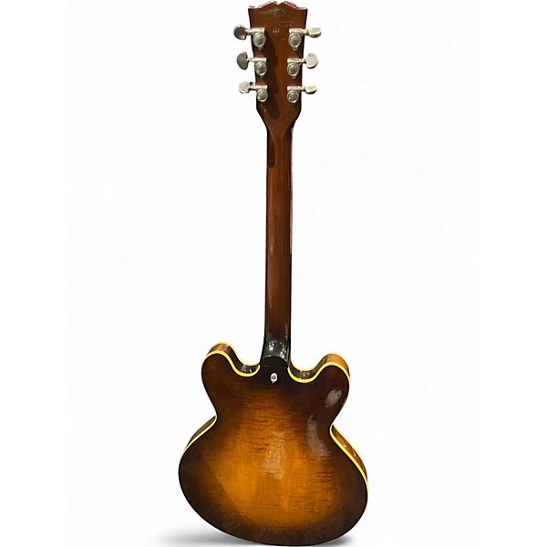 Vintage 1984 Gibson Custom Shop ES-335 Dot Reissue Tobacco Sunburst Hollow Body Electric Guitar