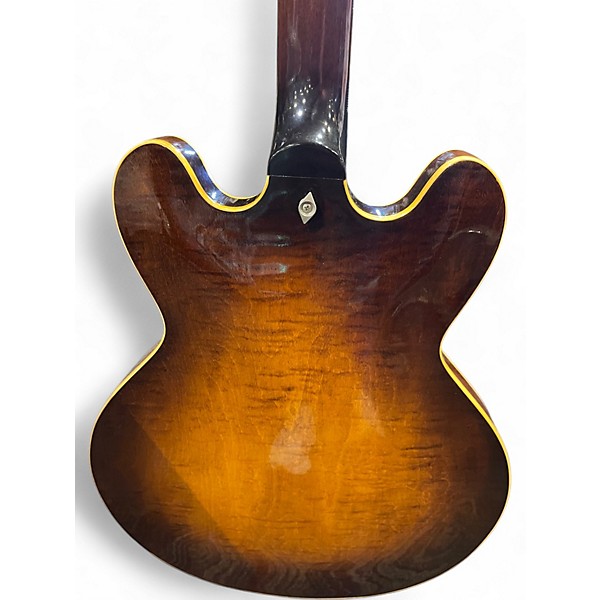 Vintage 1984 Gibson Custom Shop ES-335 Dot Reissue Tobacco Sunburst Hollow Body Electric Guitar
