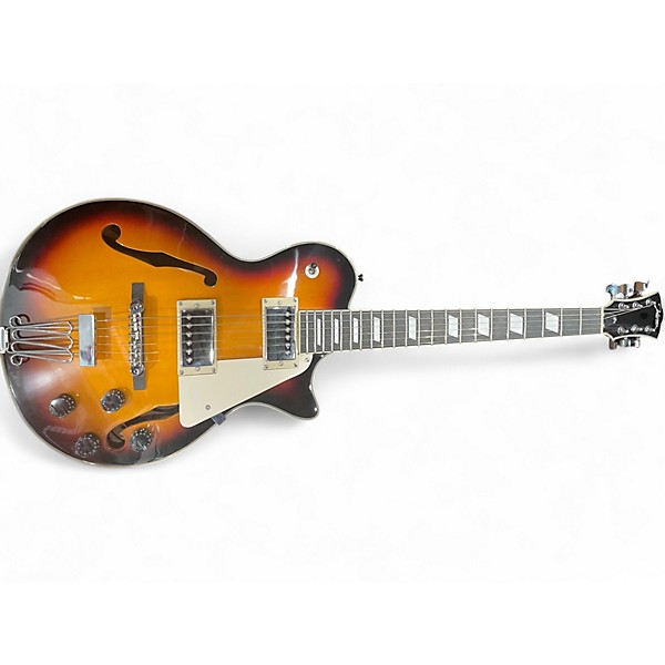 Used Johnson jh1000 2 Color Sunburst Hollow Body Electric Guitar