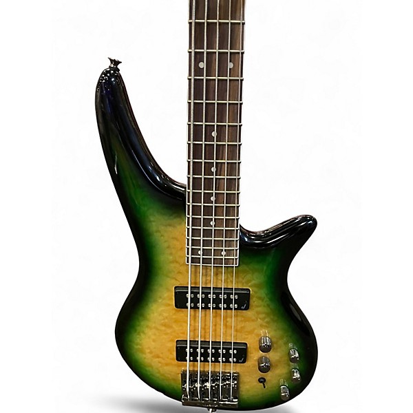 Used Jackson JS3QV5 ALIEN BURST Electric Bass Guitar