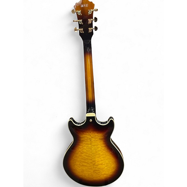 Used Ibanez AM93 Artcore Vintage Sunburst Hollow Body Electric Guitar
