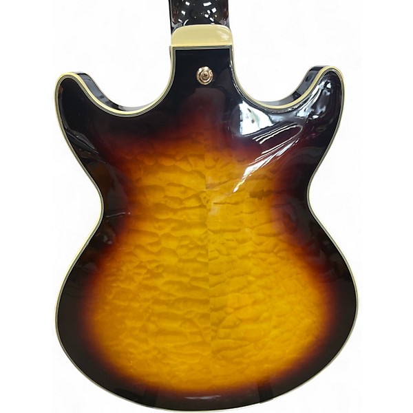 Used Ibanez AM93 Artcore Vintage Sunburst Hollow Body Electric Guitar