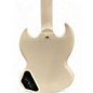 Used Epiphone inspired by gibson SG Les Paul White Solid Body Electric Guitar